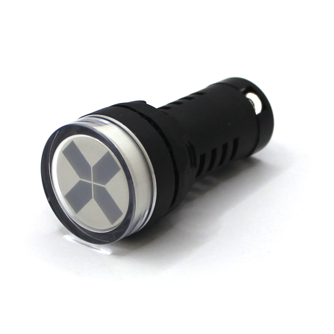 картинка PII22-220-RG Индикатор положения, красный / зелёный, 220V, LED "Крест" AC/DC от магазина Одежда+