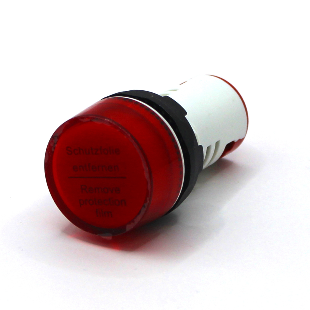 картинка PL22B-220-R Лампа сигнальная, тип B, красная, 220V, LED AC/DC от магазина Одежда+