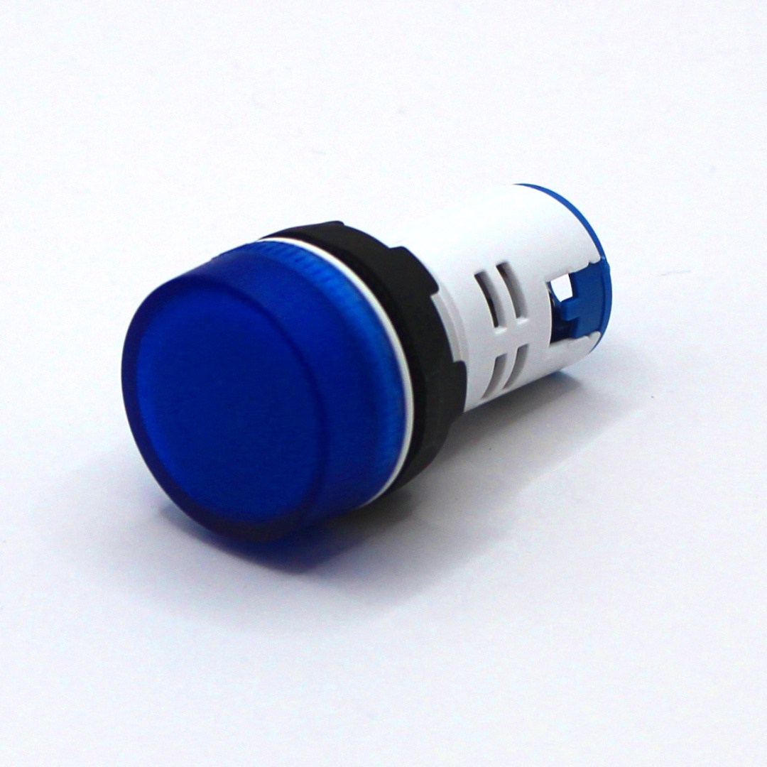 картинка PL22A-024-B Лампа сигнальная, тип A, синяя, 24V, LED AC/DC от магазина Одежда+
