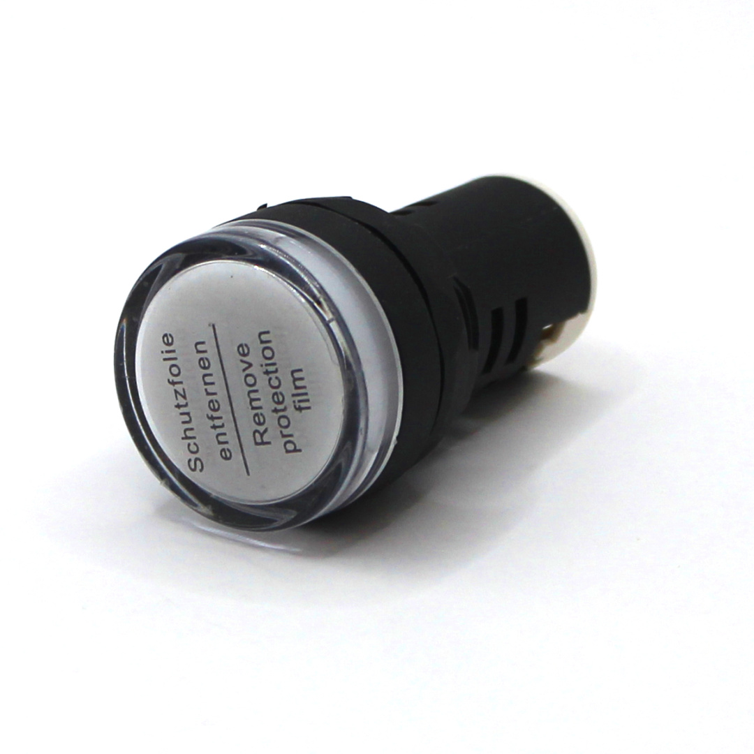 картинка PL22D-220-W Лампа сигнальная, тип D, белая, 220V, LED AC/DC от магазина Одежда+