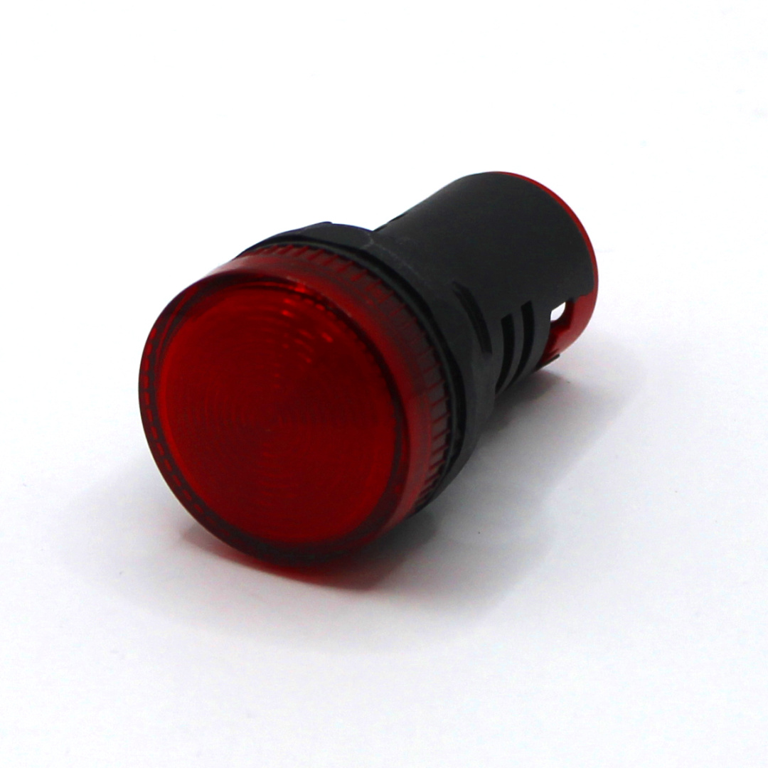 картинка PL22C-220-R Лампа сигнальная, тип С, красная, 220V, LED AC/DC от магазина Одежда+